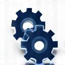 Illustration of interconnected gears and a magnifying glass, symbolizing complex business structuring and analysis.